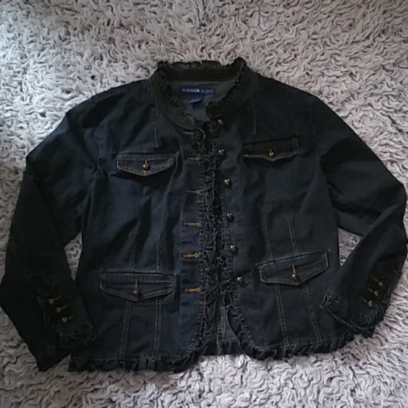 steampunk denim jacket